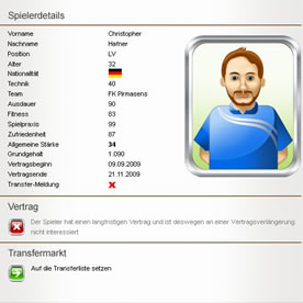 Fussball Manager Online Screenshot 2
