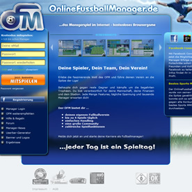 Online Fussball Manager Screenshot 1