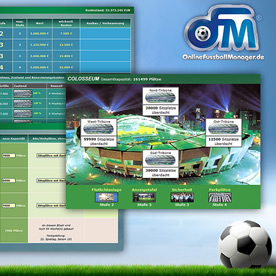 Online Fussball Manager Screenshot 2
